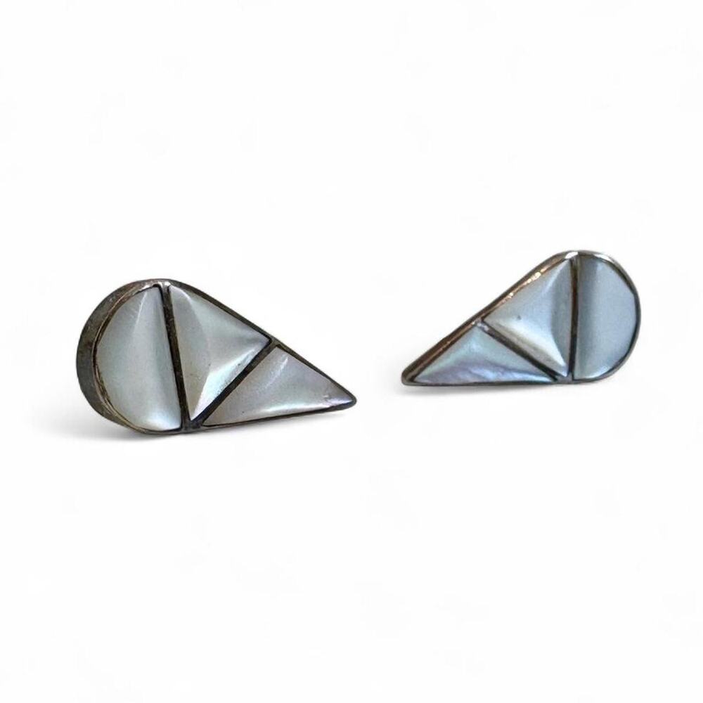 Sterling silver and mother of